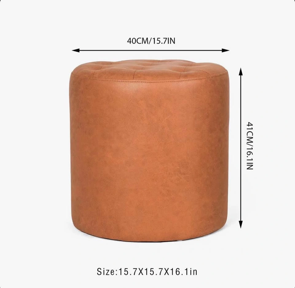 Rangi Tufted Round Ottoman - photo 3