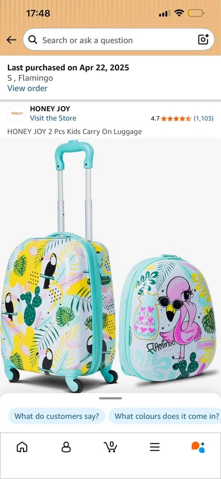 Kids Flamingo Carry-on - Excellent Condition 🦩✈️ - photo 2