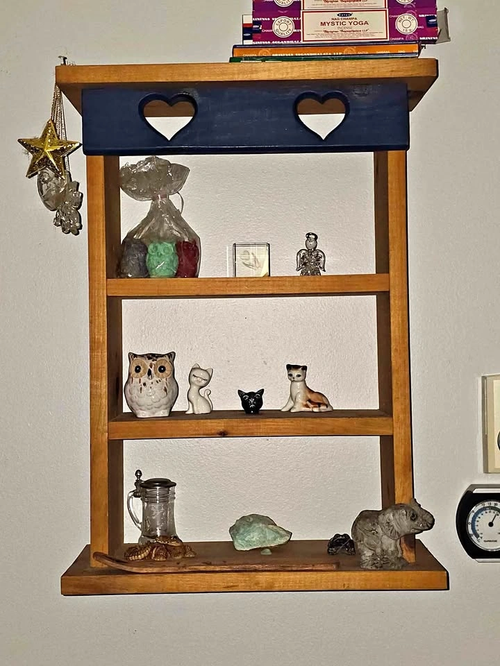 2 Tier Wood Shelf
