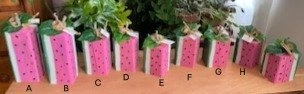 Hand Crafted and Hand Painted Wooden Watermelons - photo 2