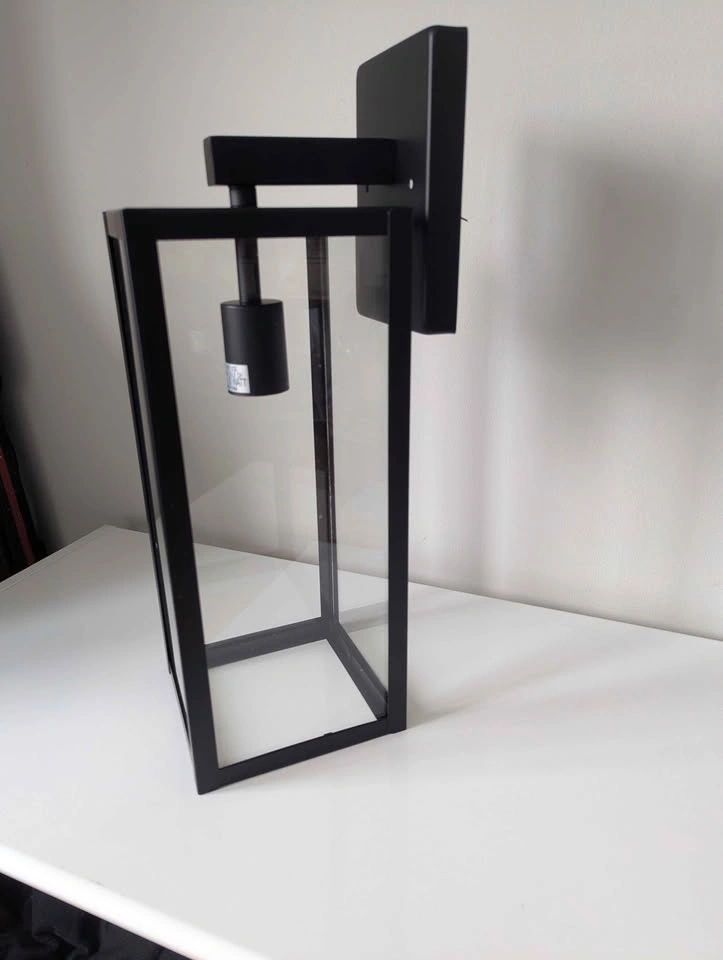 BNIB 2 Black Outdoor Wall Lamp - photo 3