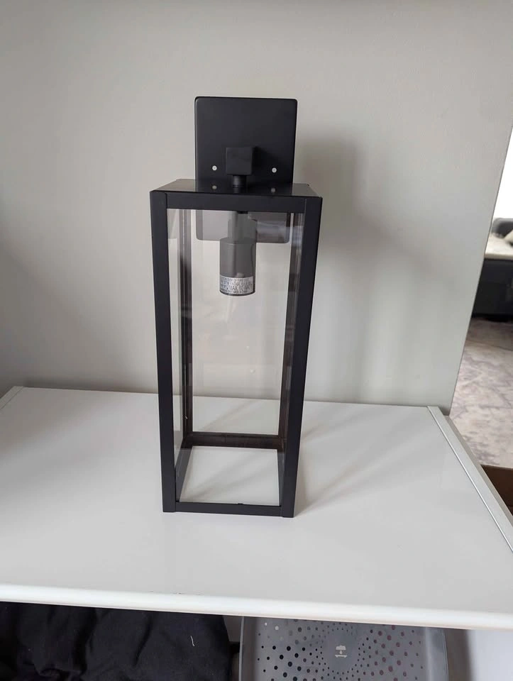 BNIB 2 Black Outdoor Wall Lamp - photo 4