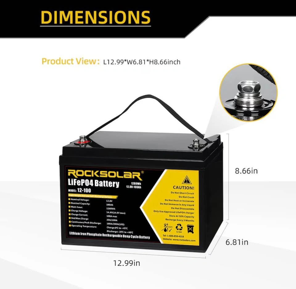 100ah deep cycle battery - photo 4