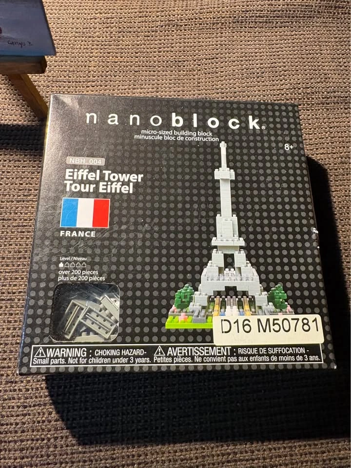 Vintage Paris-Themed Bundle: Mini 7” Easel & Eiffel Tower Oil Pa - photo 4