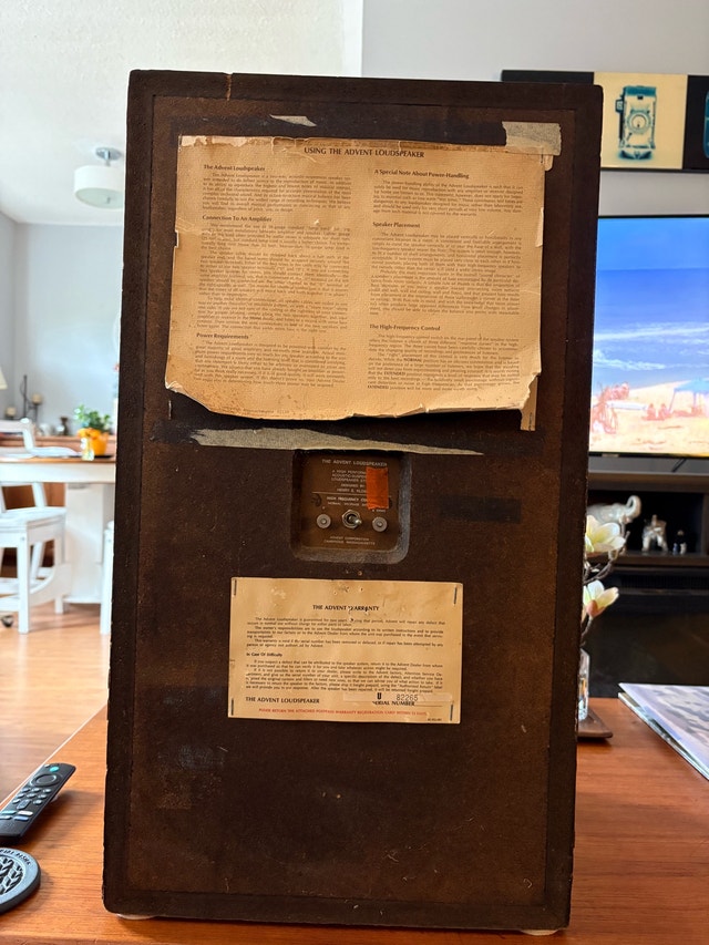 Legendary Large Advent Loudspeakers (1975) "Fried Egg" Tweeters - photo 3