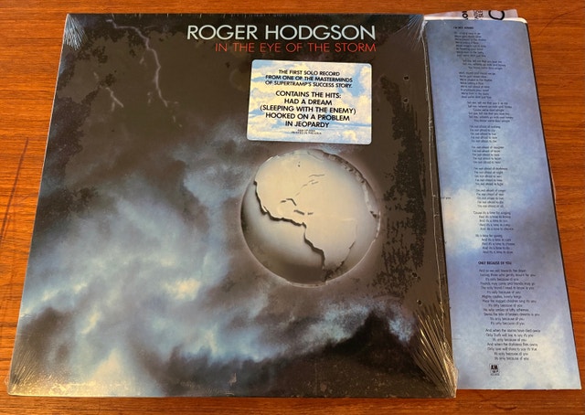 Roger Hodgson - In the Eye of the Storm (Vinyl LP, 1984)