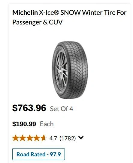 Single Winter Tire (8/10) Excellent Condition