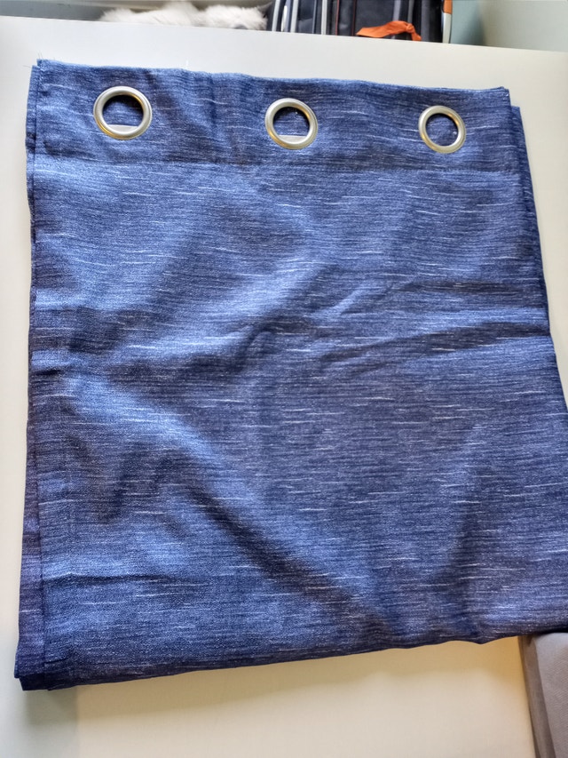 Grommet Panel Curtains, Total Blackout, 42" W x 95" L - photo 2