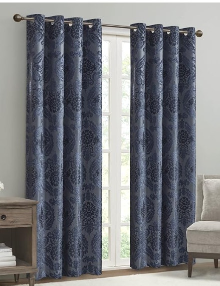 Grommet Panel Curtains - Total Blackout - 51" W x 95" L