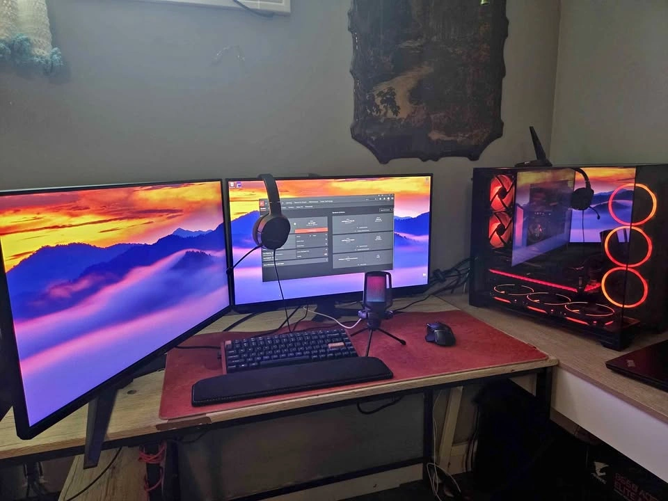 High-End Gaming PC Full Setup – 9800X3D / 7900 XTX