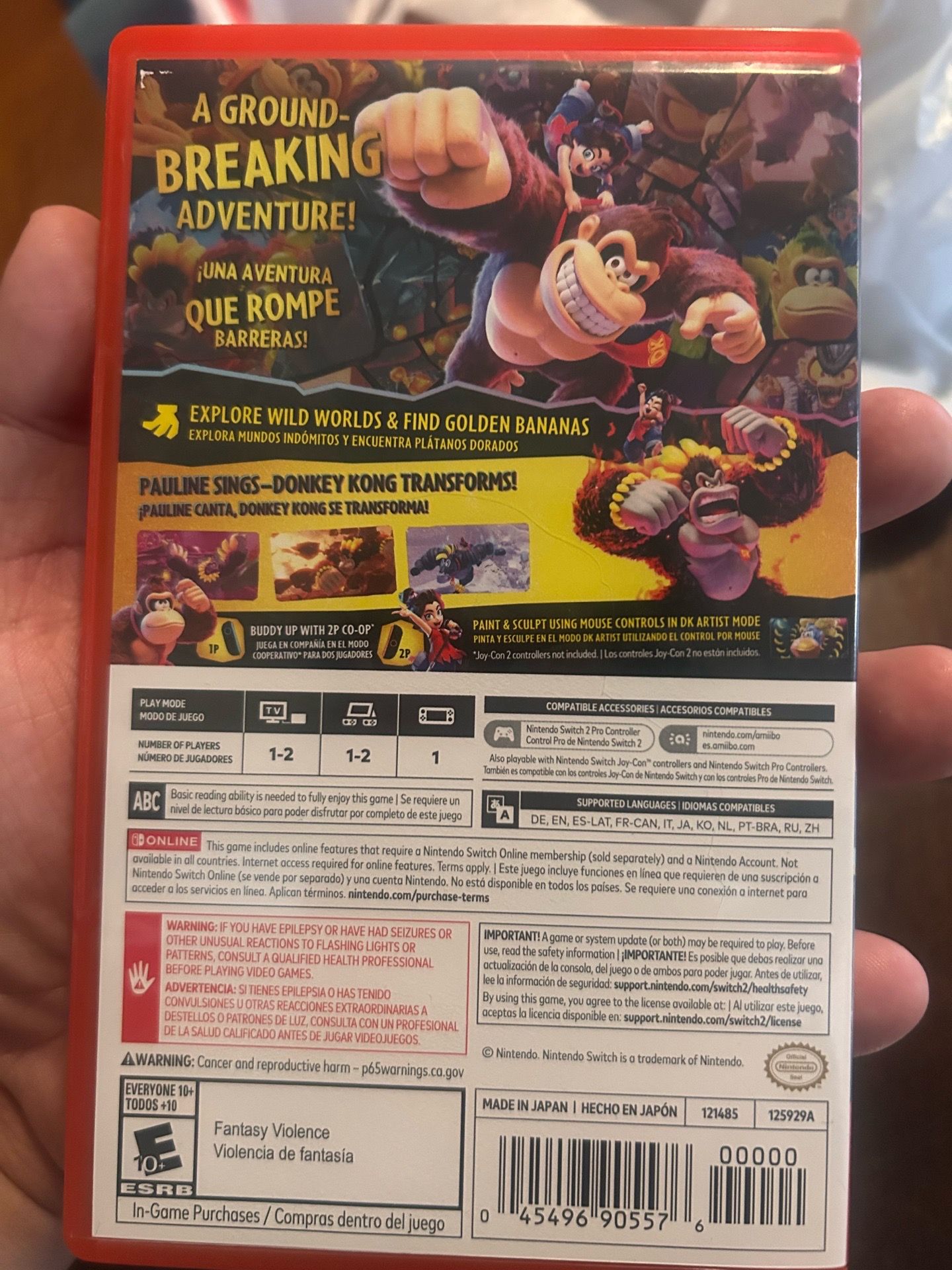 Donkey Kong Bananza Nintendo Switch 2 - photo 2