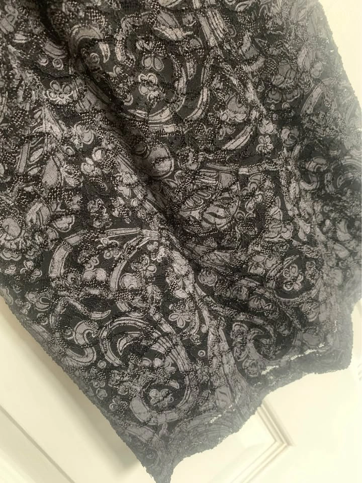 Sakura Black Lace Strapless Mini Dress. XS - photo 4