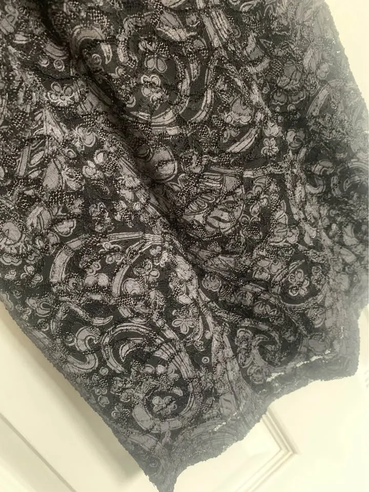 Sakura Black Lace Strapless Mini Dress. XS - photo 4