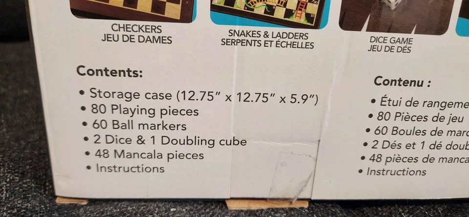 Deluxe Wooden Game House - 10 Classic Games Included - photo 4