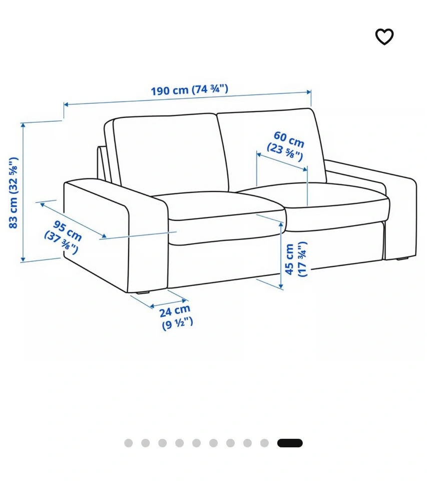 Gray Loveseat Couch - photo 3