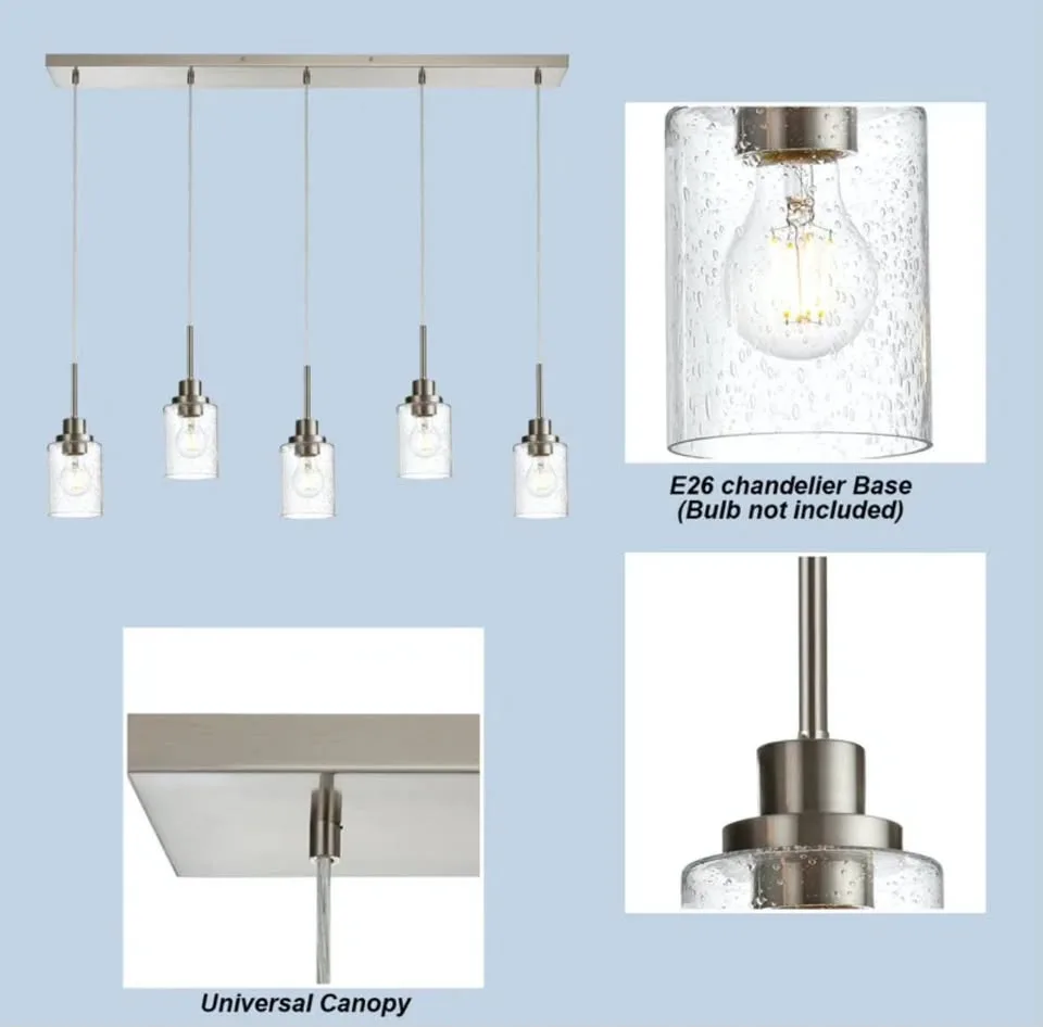 5 Light Kitchen Island Pendant Fixture image indicator(2)