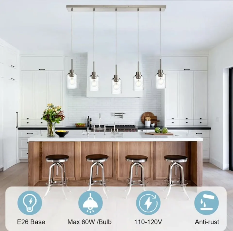 5 Light Kitchen Island Pendant Fixture image indicator(4)