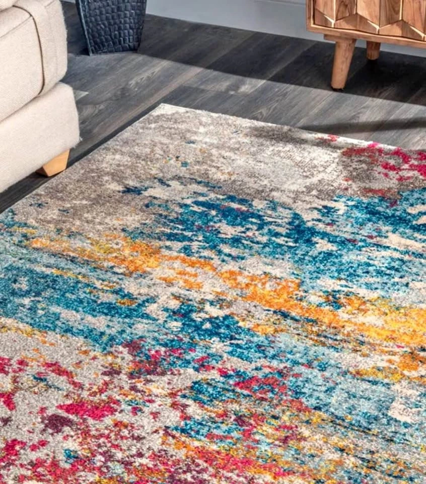 Hiroko Abstract Power Loom Rug 7'10" x 11'