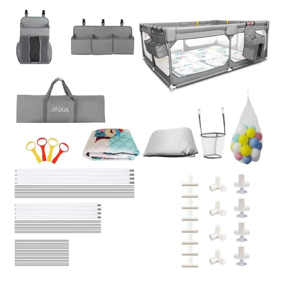 Extra Large Baby Playpen with Mat (75"x59") - photo 4