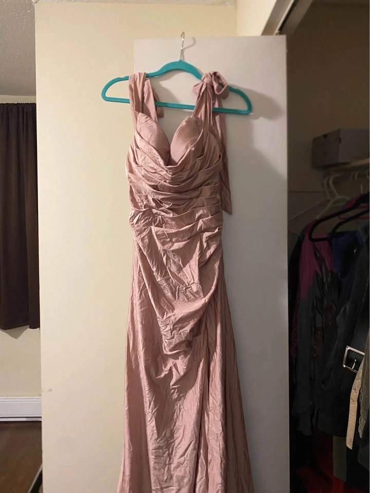 Rose Gold Cinderella Divine Prom Dress, Size 14 - photo 3