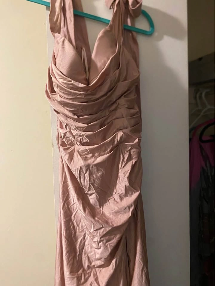Rose Gold Cinderella Divine Prom Dress, Size 14 - photo 4