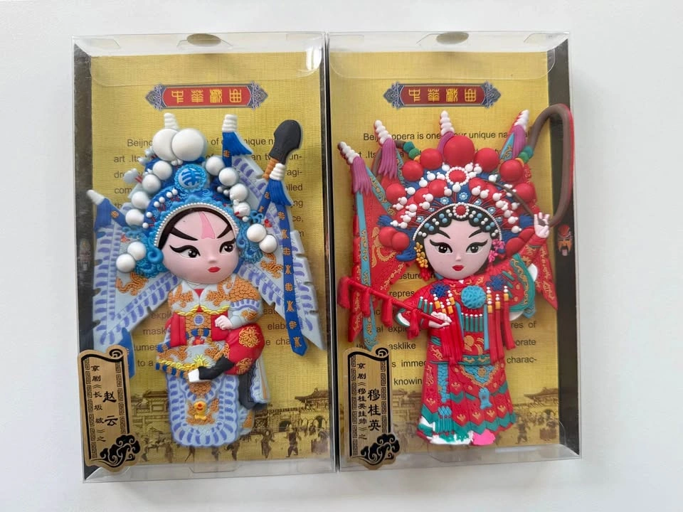 Beijing opera Fridge magnets (2 packs)