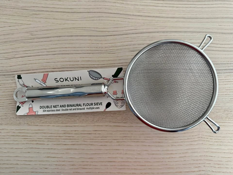 304 Stainless Steel Double Net Flour Sieve