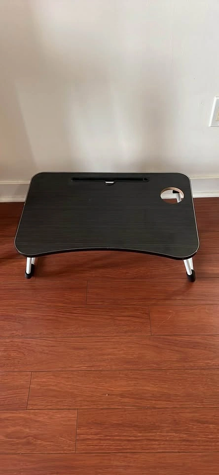 Portable Foldable Lap Desk with Cup Holder & Tablet Slot - photo 3