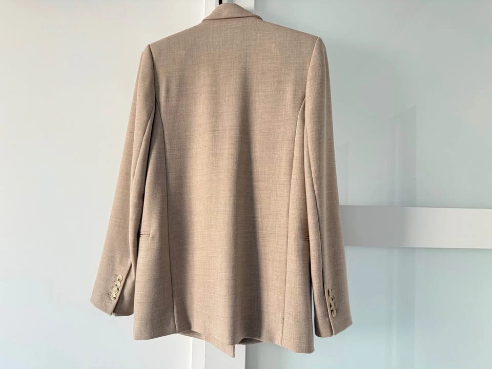 Zara Double-breasted straight-cut Blazer - photo 2
