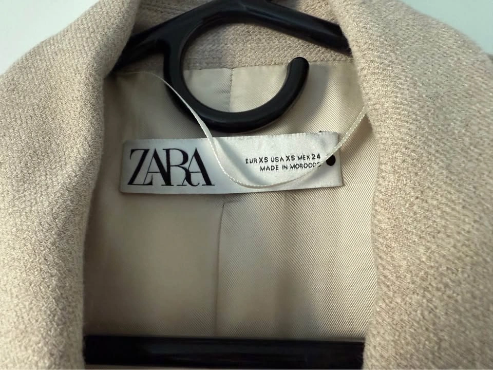 Zara Double-breasted straight-cut Blazer - photo 3