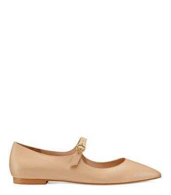 Stuart Weitzman PEARLRING MARY JANE FLAT