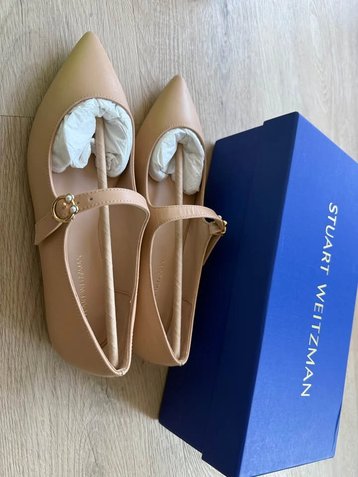 Stuart Weitzman PEARLRING MARY JANE FLAT - photo 3
