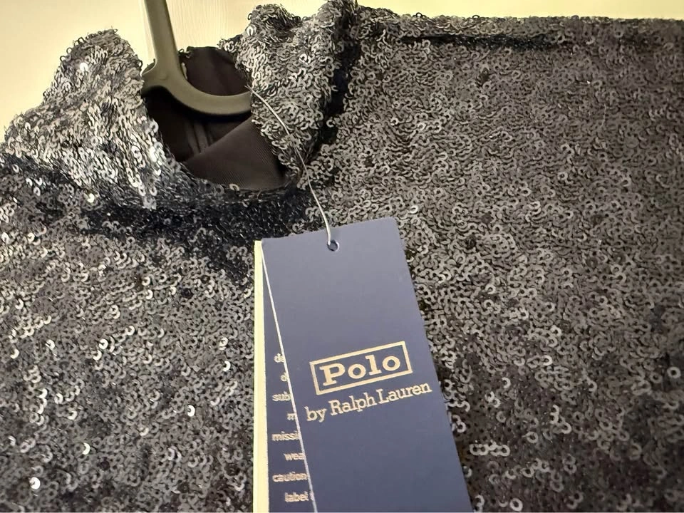 Polo Ralph Lauren Sequin Mesh Turtleneck - photo 3
