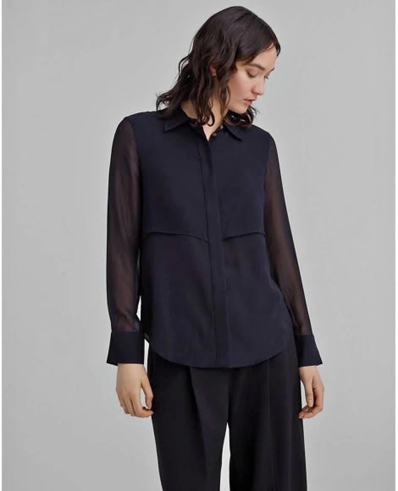 Club Monaco Bernee Silk Shirt