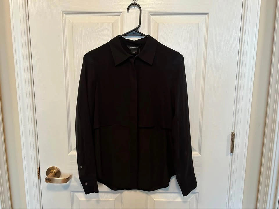 Club Monaco Bernee Silk Shirt - photo 2