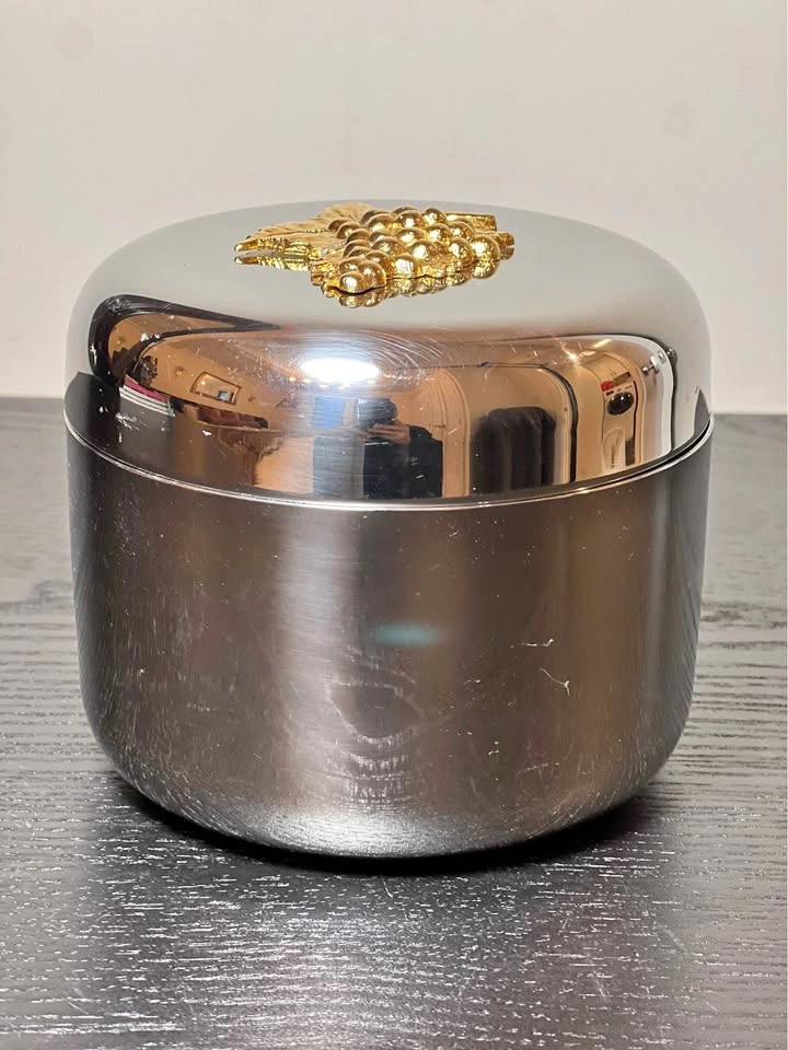 Vintage Morinox 18/10 Italy Stainless Steel Ice Bucket / Barware