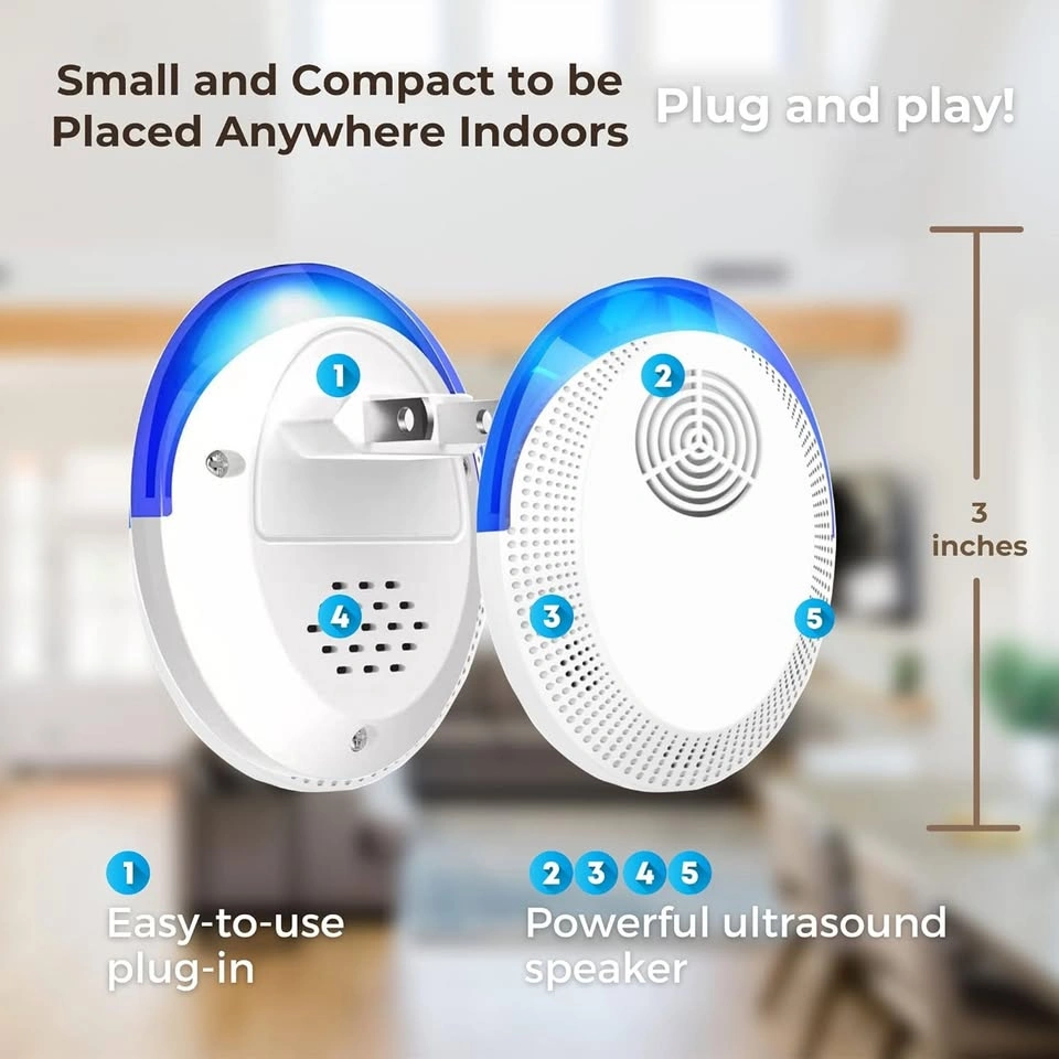 NEW - Ultrasonic Pest Repeller Indoor 6 Pack - photo 3