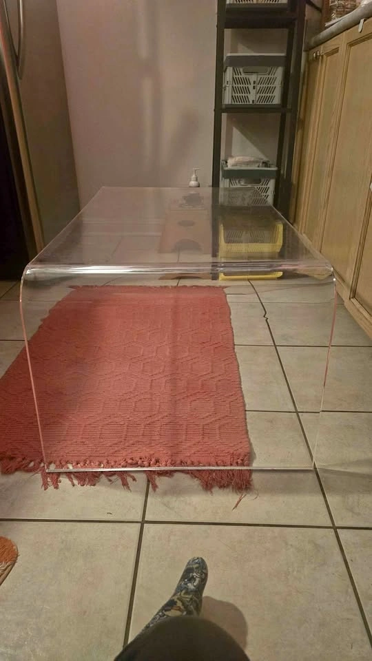 Clear Acrylic Coffee Table