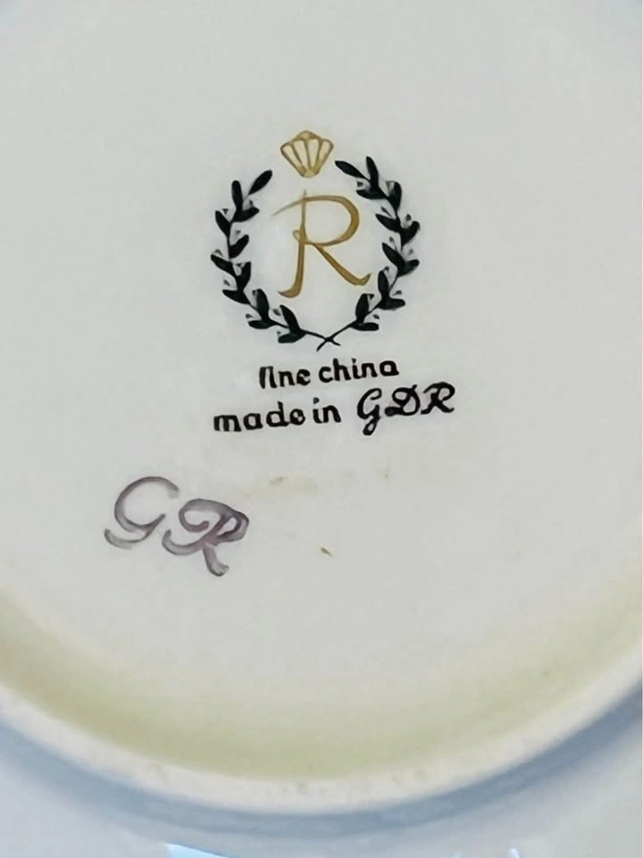 Reichenbach Porcelain Small 5” Plates, Hand Painted Trinket Dish - photo 4