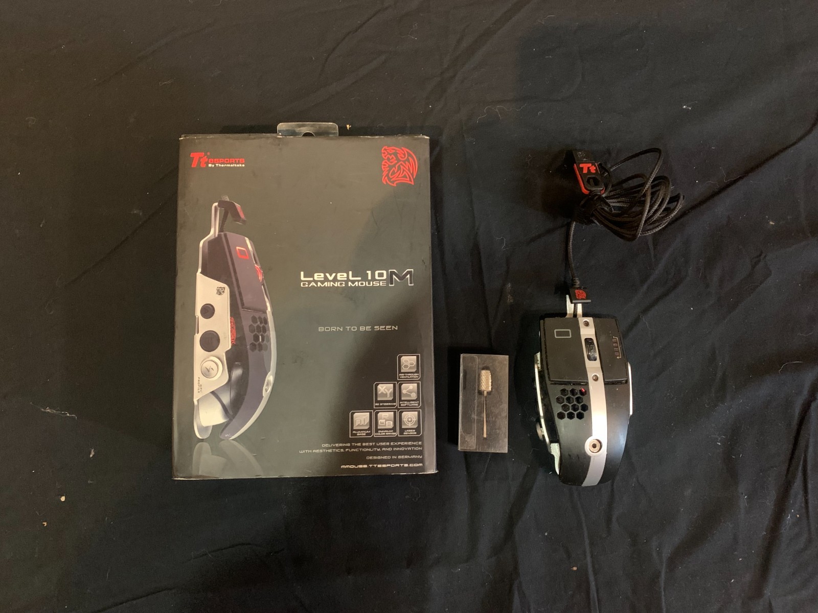 Tt eSPORTS Thermaltake Level 10 M Wired Gaming Mouse w Box
