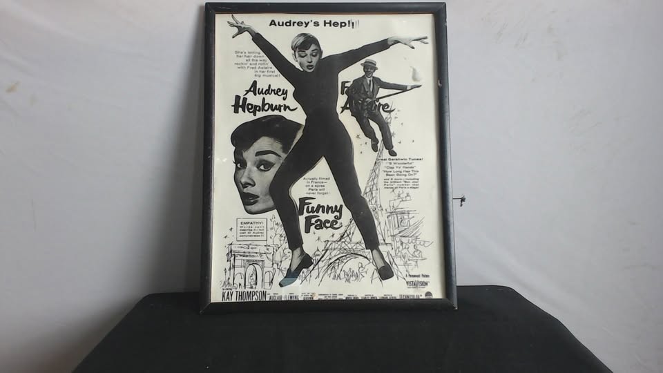 Audrey Hepburn Funny Face Framed Poster