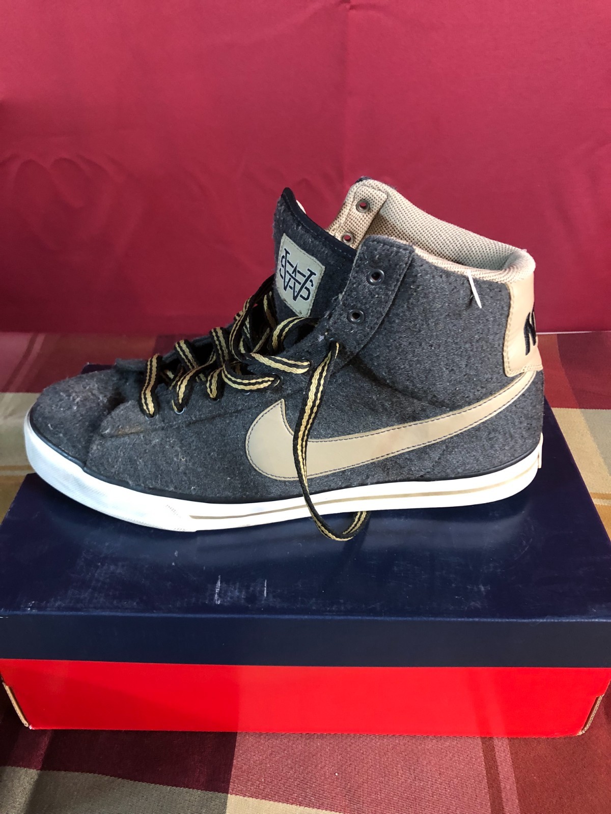Nike Blazer Mid AB TZ Wool Grey Men’s Size 11 w Box - photo 5