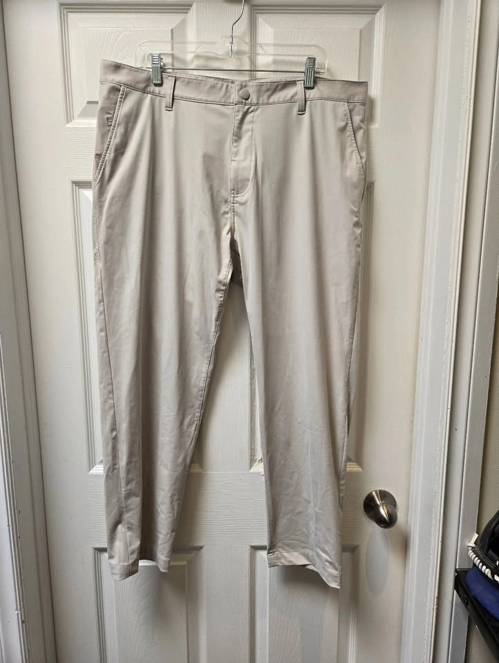 Rhone Commuter Men's Relaxed-Fit Pants - Stone, Size 38 - photo 2