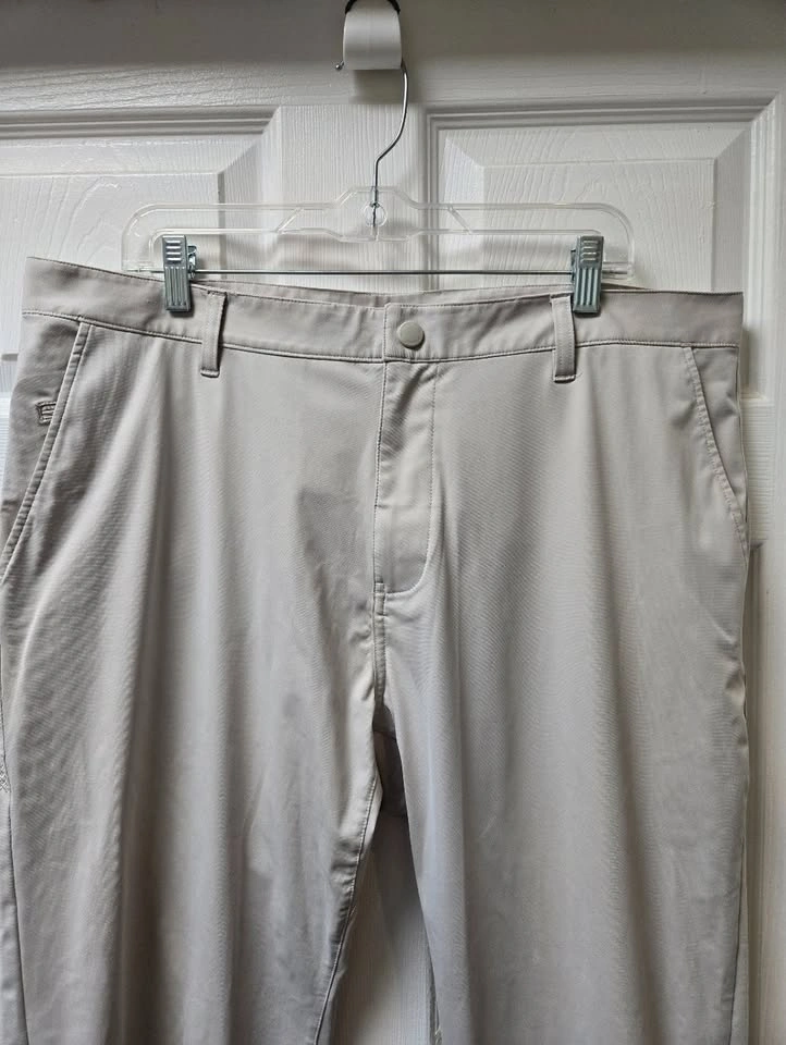 Rhone Commuter Men's Relaxed-Fit Pants - Stone, Size 38 - photo 3