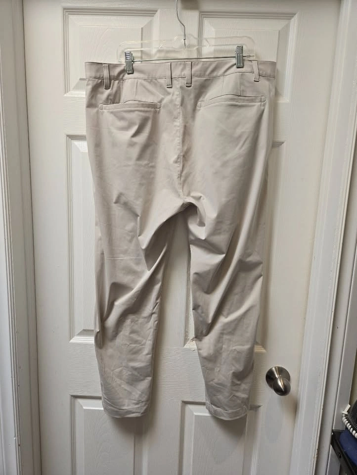 Rhone Commuter Men's Relaxed-Fit Pants - Stone, Size 38 - photo 5