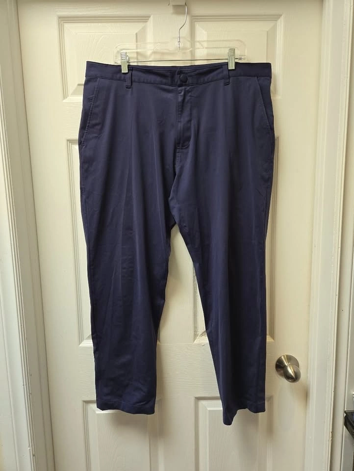 Rhone Commuter Men's Relaxed-Fit Pants Navy Blue Size 38 - photo 2