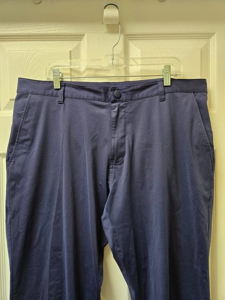 Rhone Commuter Men's Relaxed-Fit Pants Navy Blue Size 38 - photo 3