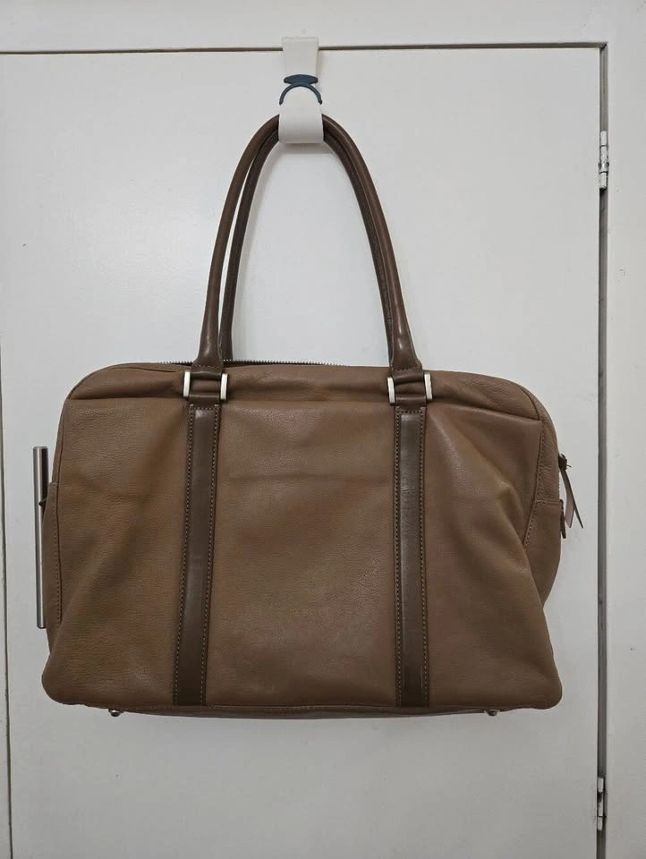 Paul Smith Leather Briefcase / Work Bag – Brown and Tan - photo 3