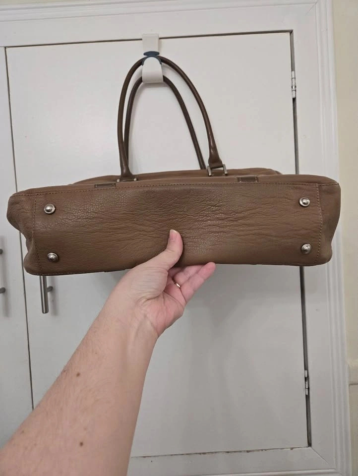 Paul Smith Leather Briefcase / Work Bag – Brown and Tan - photo 4