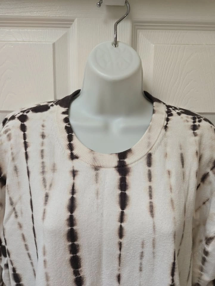 Lululemon Tie Dye Crewneck Sweater Linear Tie Dye Brown Multi Si - photo 3